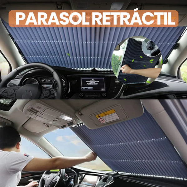 PARASOL RETRACTIL-Cubre tu carro del sol y los rayos UV🚘🌡️