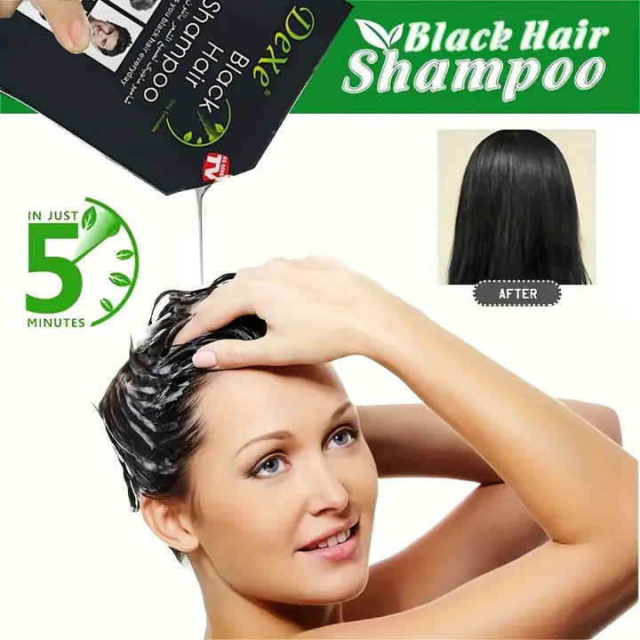 Shampoo Milagroso Cubre canas color negro