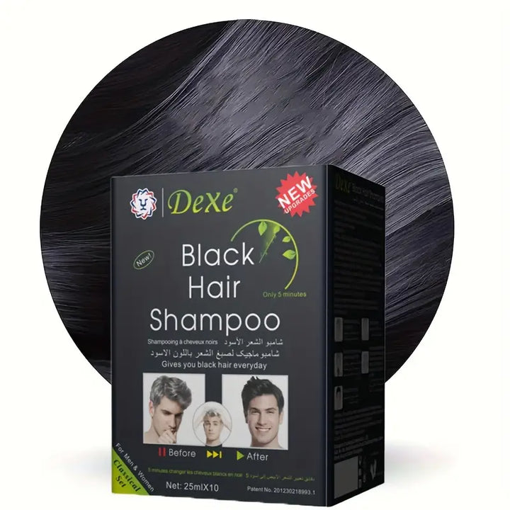 Shampoo Milagroso Cubre canas color negro