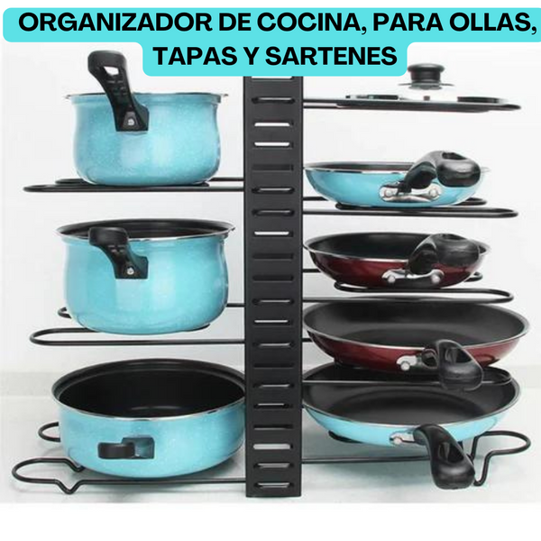 STAN ORGANIZER| Organiza tus tapas y ollas ahorrando espacio⭐