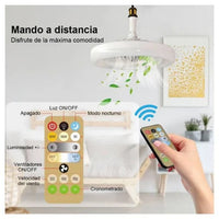 BOMBILLO VENTILADOR + ENVÍO GRATIS