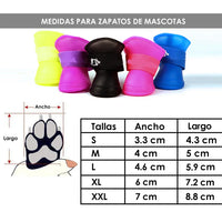 ZAPATOS PARA PERROS | PROTEGE SUS PATITAS Y TU HOGAR. (PACK X 4)